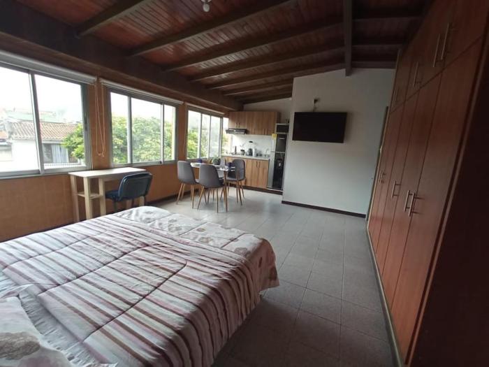 Confortable y único vista a las montañas