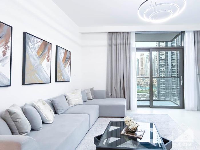 Stunning Burj Crown 2Bedroom with Balcony & view