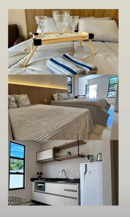 Apartamento nº 3, Moderno, a 300m do Beto Carrero, a 600m da Praia, cozinha completa, mobiliado com 1 quarto e estacionamento privativo