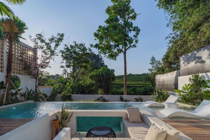 Modern New Villa Bordering Canggu, Ricefield View