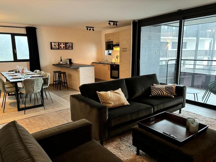 Le Savoisien, Appartement in centrum Chatel 150 m van ski-lift