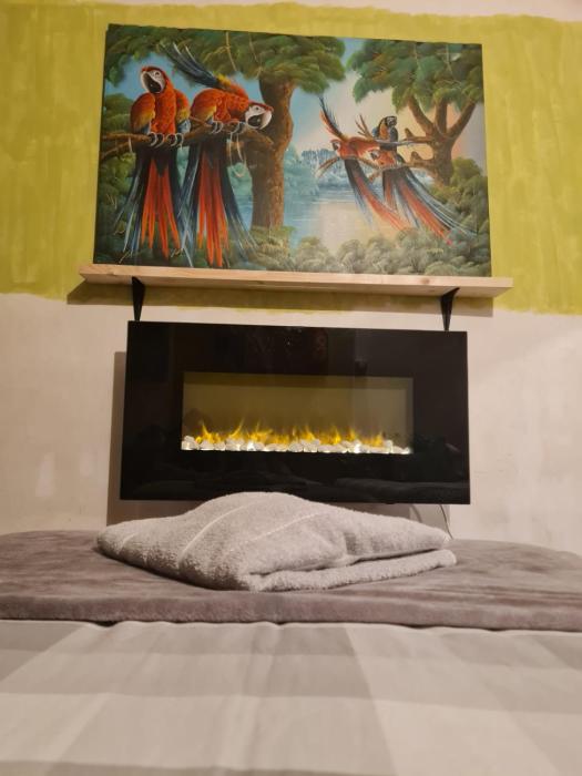 La guarida rústica del zorro