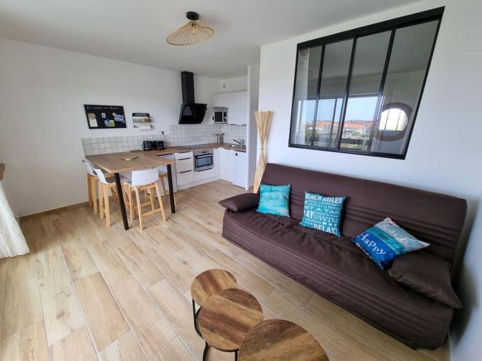 Les Landais-Appart cosy centre Mimizan plage 4p