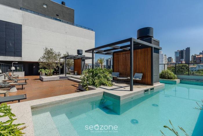 Studio Charmoso c piscina em POA GRB0917