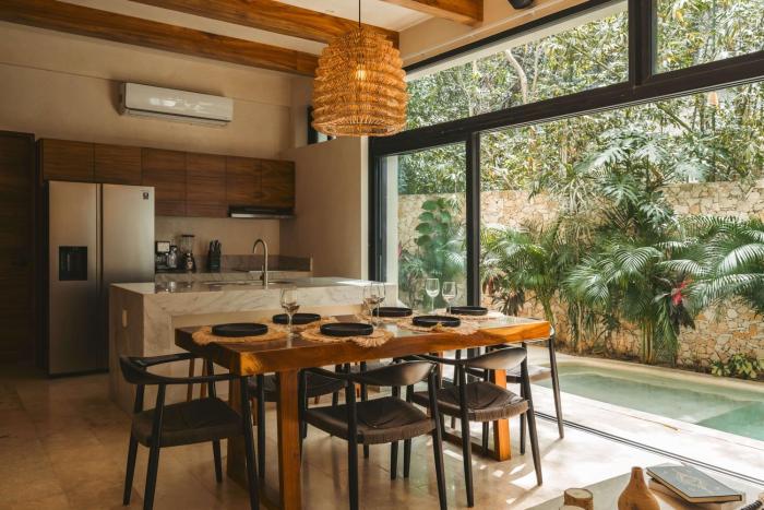 Trendy 3BR Villa, Private Pool in Tulum Paradise