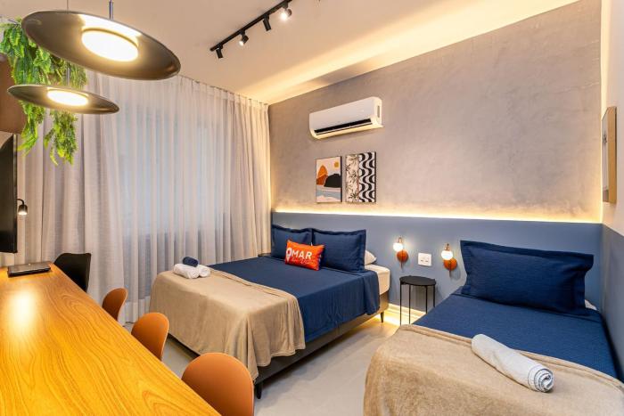 Estúdio com Banheira a 200m da Praia | NSC 836706