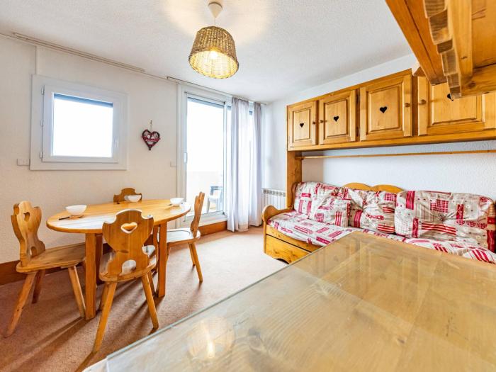 Studio cosy 4 pers avec balcon sud, au pied des pistes et commerces à Saint François Longchamp - FR-1-807-31