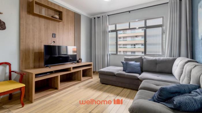 Apartamento a 500m da praia na Praia Grande