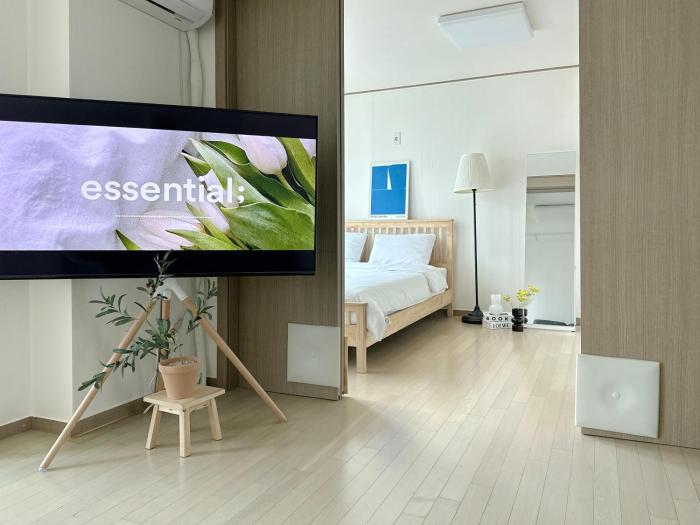 Songpa Apartment 40m2 1 Bedroom 1 Private Bathroom Jamsil BEST 1Living Room 1Bedroom Full Option