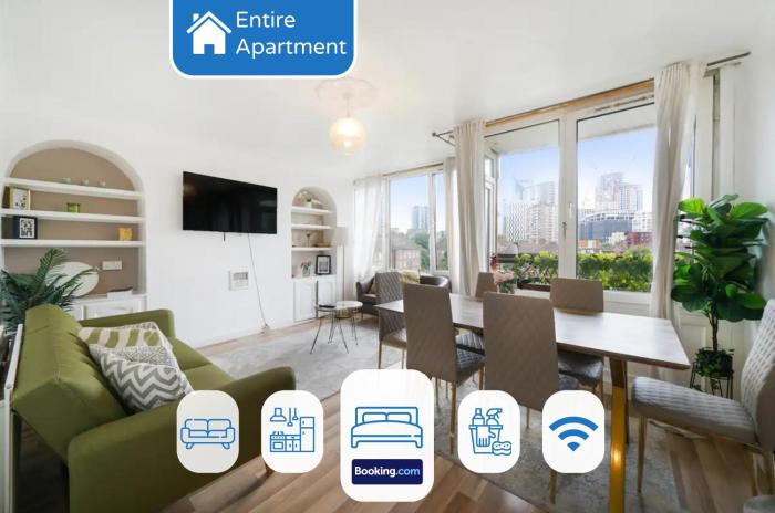 Stylish 3-Bedroom Apartment London