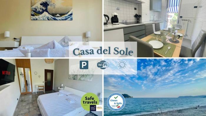 House of Sun - beach at 400m, in Albenga Liguria