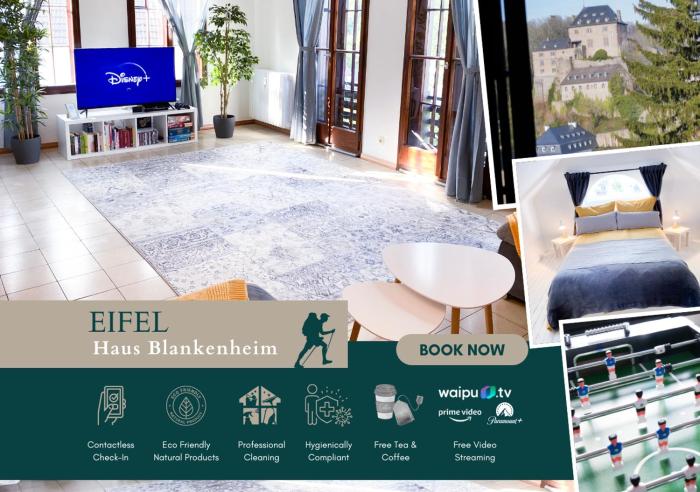 Greenhouse Living "Haus Blankenheim" - Burgblick I Urlaub mit Hund - 30 Minuten zum Phantasialand & Nürburgring