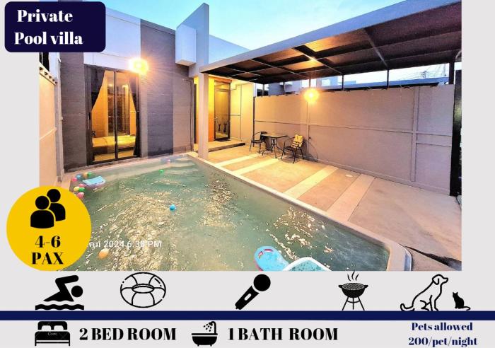 The Modern Hua-Hin Private Poolvilla from beach 3km