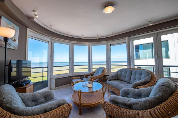 Uniek panoramisch zeezicht & strandcabine