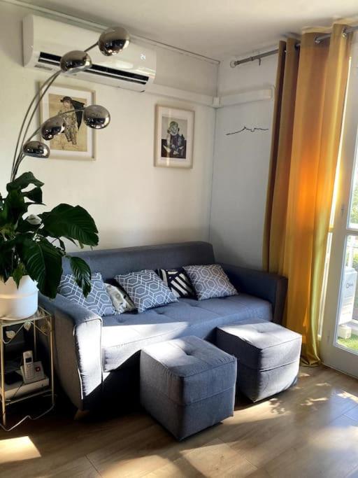 Flat air conditioning 4 people near stadium beach