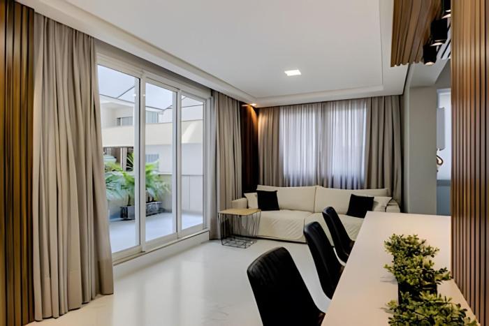 Apto 2Q e terraço c churrasqueira +1 Vaga