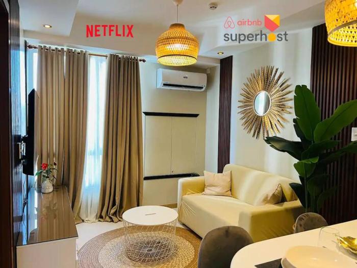 HIGHLY RECOMMENDED La Nooq MNL - Cozy 1BR Skyline view in Mandaluyong