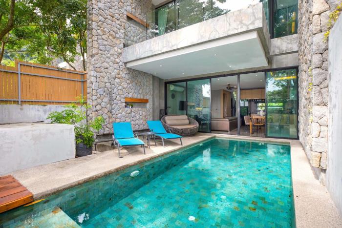 Private & Modern 4BR Pool Villa Otero, 3 Levels of Comfort with Greenery Views, Kamala