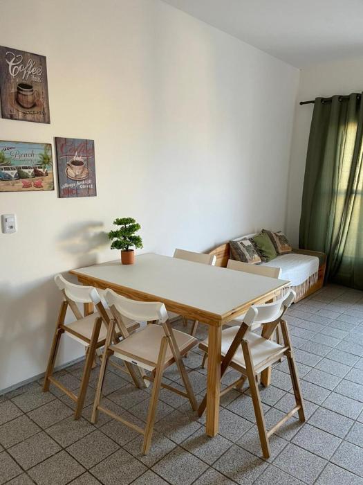 Flat 2 suítes no Porto das Dunas