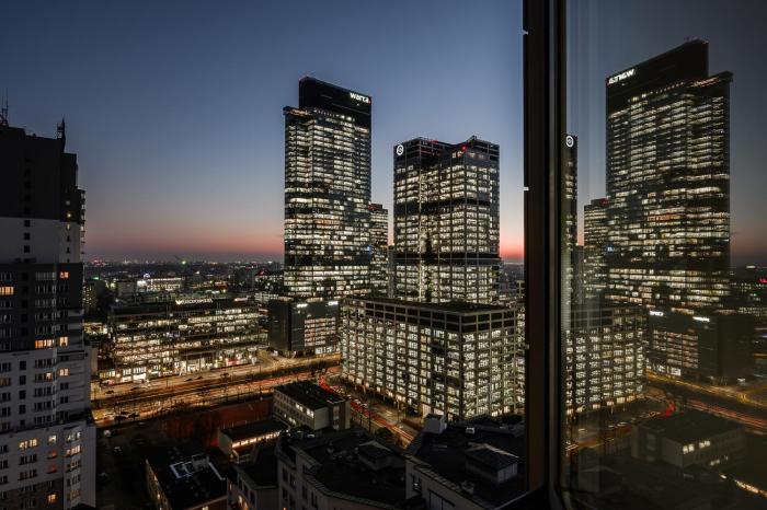 ShortStayPoland Platinum Towers Skyline