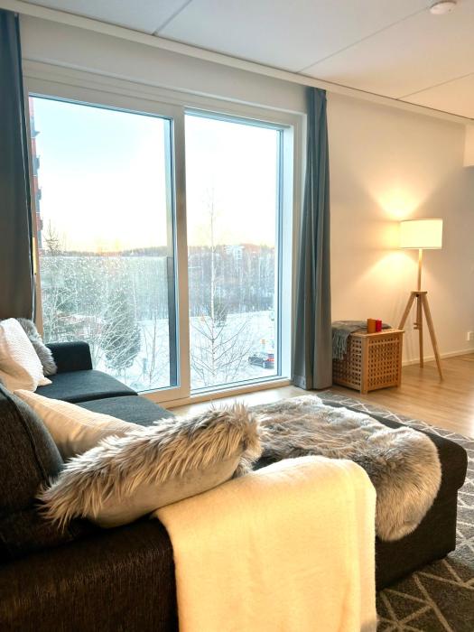 Moderni viihtyisä kaksio Jyväskylässä ilmaisella pysäköintipaikalla