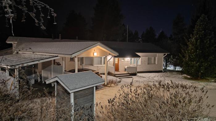 Villa Santas backyard