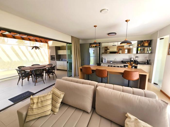 Bangalô A5 - 2 suítes no Imbassaí Privilege, beira-mar e próximo ao rio