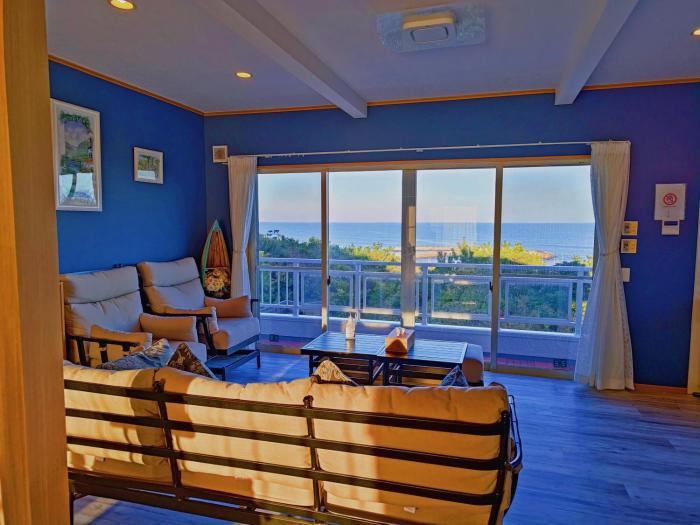 パーティーができるビーチハウス海まで1分一棟貸切Qiao105屋外犬可