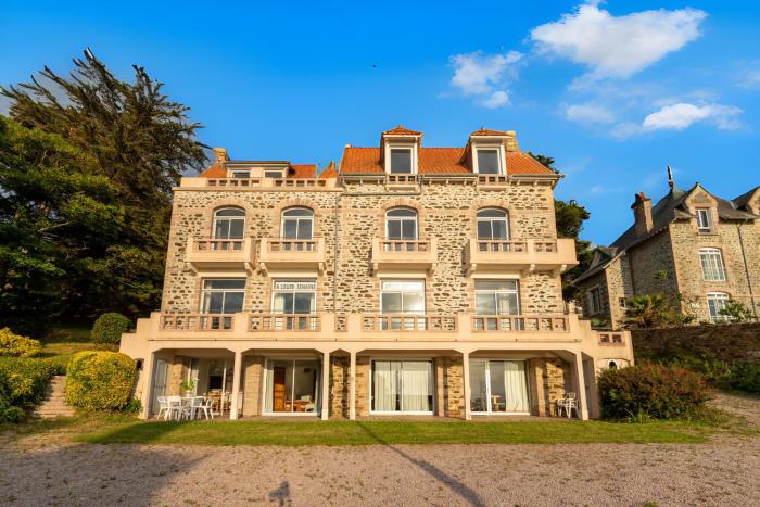 Appt vue mer front de plage, parking privé, 4 pers