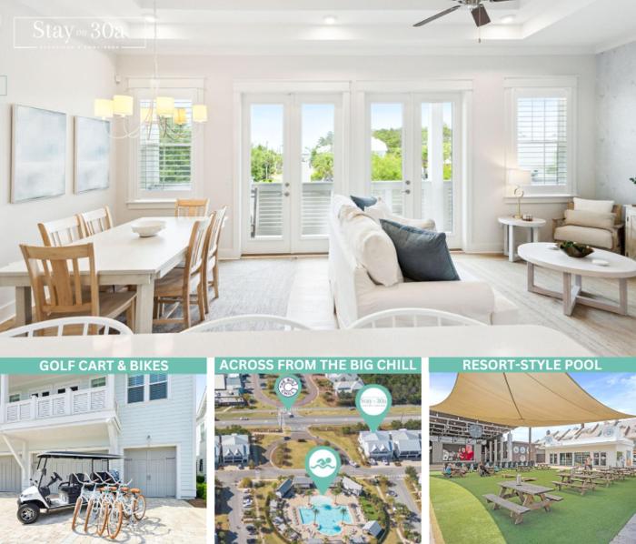 Anchored on 30a by Stay on 30a - Pool, Bikes, Golf Cart
