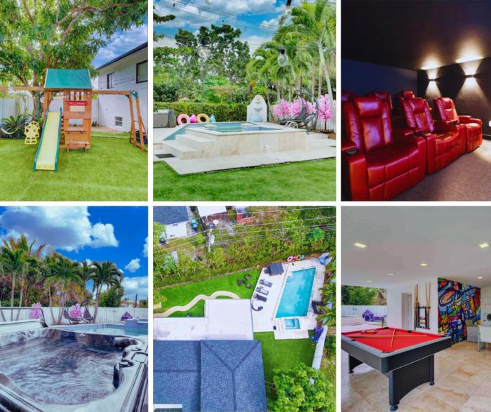 The Palms Villa with Cinema, Game Table, Pool, Jacuzzi , Giant Chess, 8 Beds
