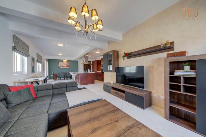 Stunning 2BR home with spacious living in TaXbiex by 360 Estates