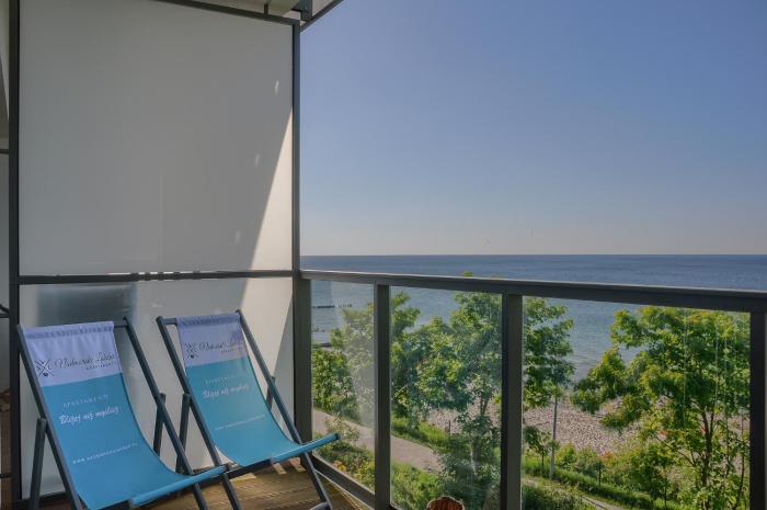 Apartament Okrzei z bezpośrednim widokiem na morze- Nadmorski Luksus Apartamenty