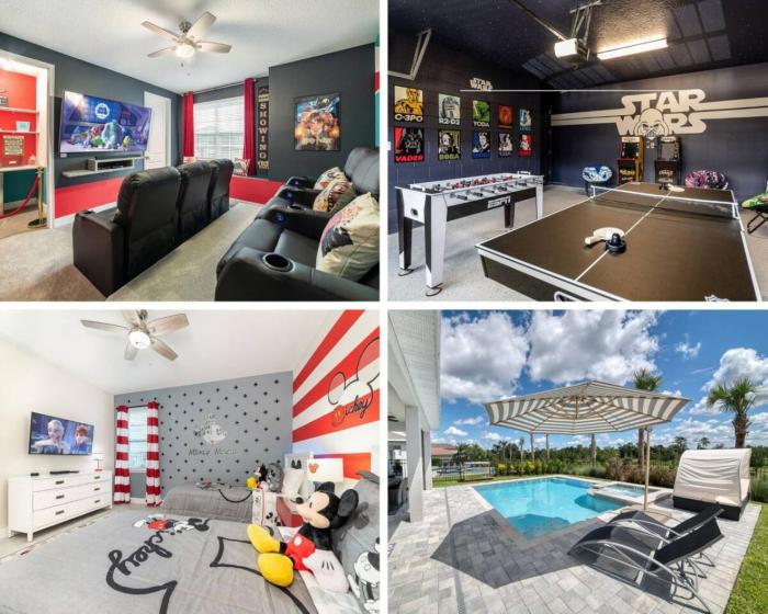 Fantastic Disney Vacation W Pool and Movie Theater