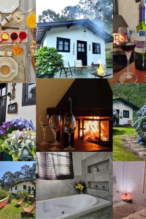 ACasA sua cabana com banheira Lareira Starlink