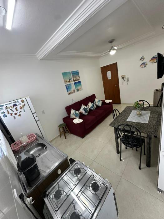 Apto 2D Suíte 400m Praia - Wifi - Ar Cond e Garagem