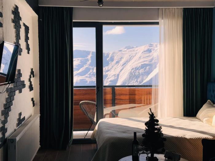 Twins apartment delux 2, new gudauri