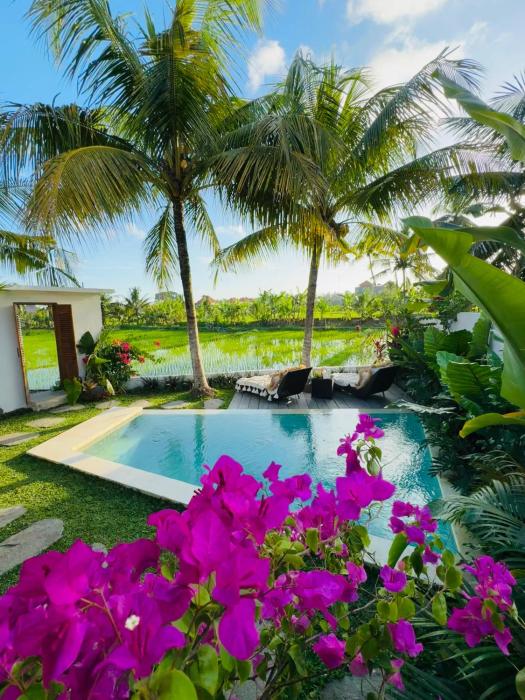 Villa Amara Devue Rice-Field Panoramic View w Pool IG