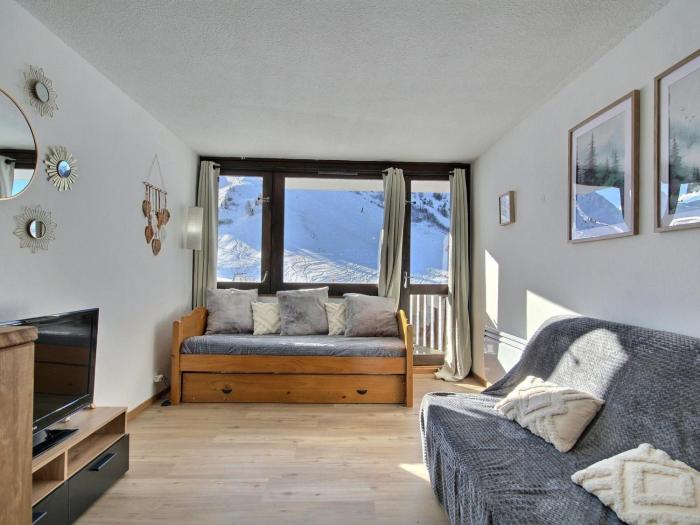 Studio 3 personnes à Aime 2000 avec balcon ensoleillé - FR-1-455-263