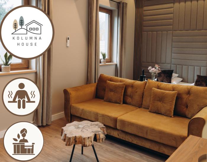 KOLUMNA HOUSE dom noclegowy z sauną i balią