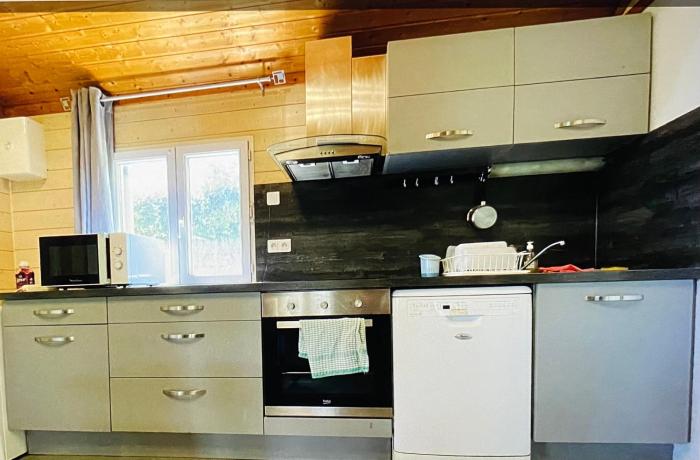 Chalet climatisé dans un écrin de verdure