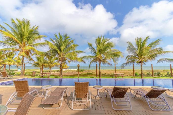 IT94 Maravilhoso Bangalô 3 suites pé na areia - Itacimirim