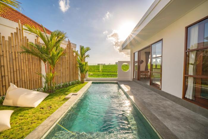 Villa Wilma - 3BR villa, ricefield & sunset view, near beach