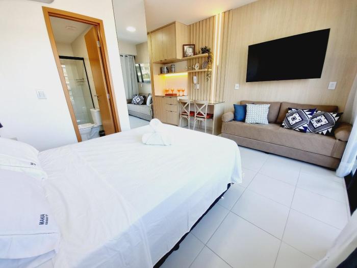 Flat em Muro Alto - Porto de Galinhas - MAKIA B117 - By Anfitrião Legal