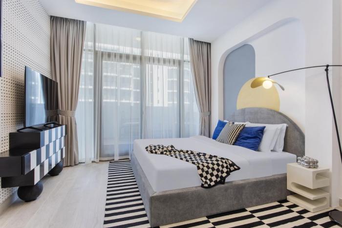 Modern Boutique Studio with Burj Khalifa View