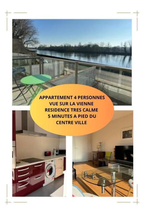 Confort et panorama T3 face à la rivière