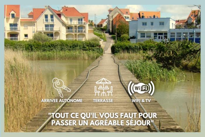 LHippocampe, terrasse, à 5 min à pieds de la mer !