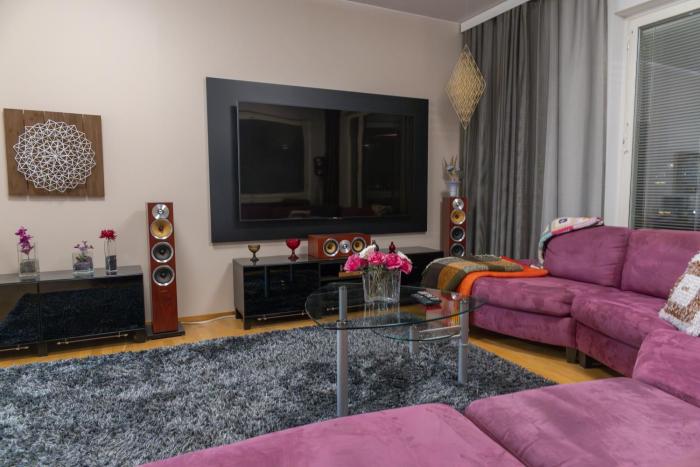 Luxury apartment with sauna, grill and garage