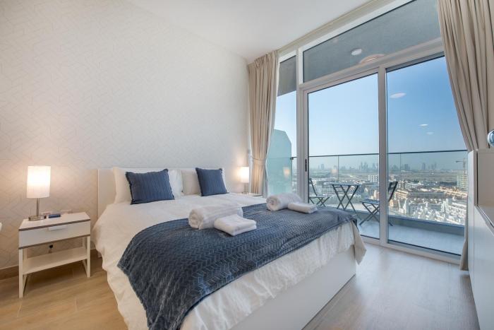Bloom Heights JVC, Balcony Views, Stylish Living