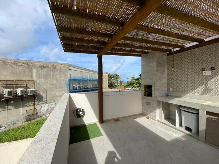 Apartamento com deck particular